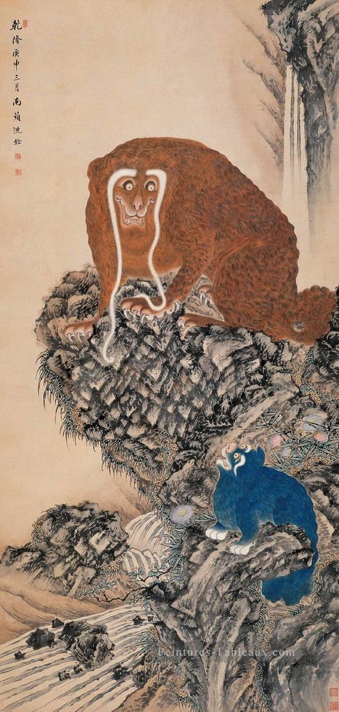 Shenquan singe tradition chinoise Peintures à l'huile